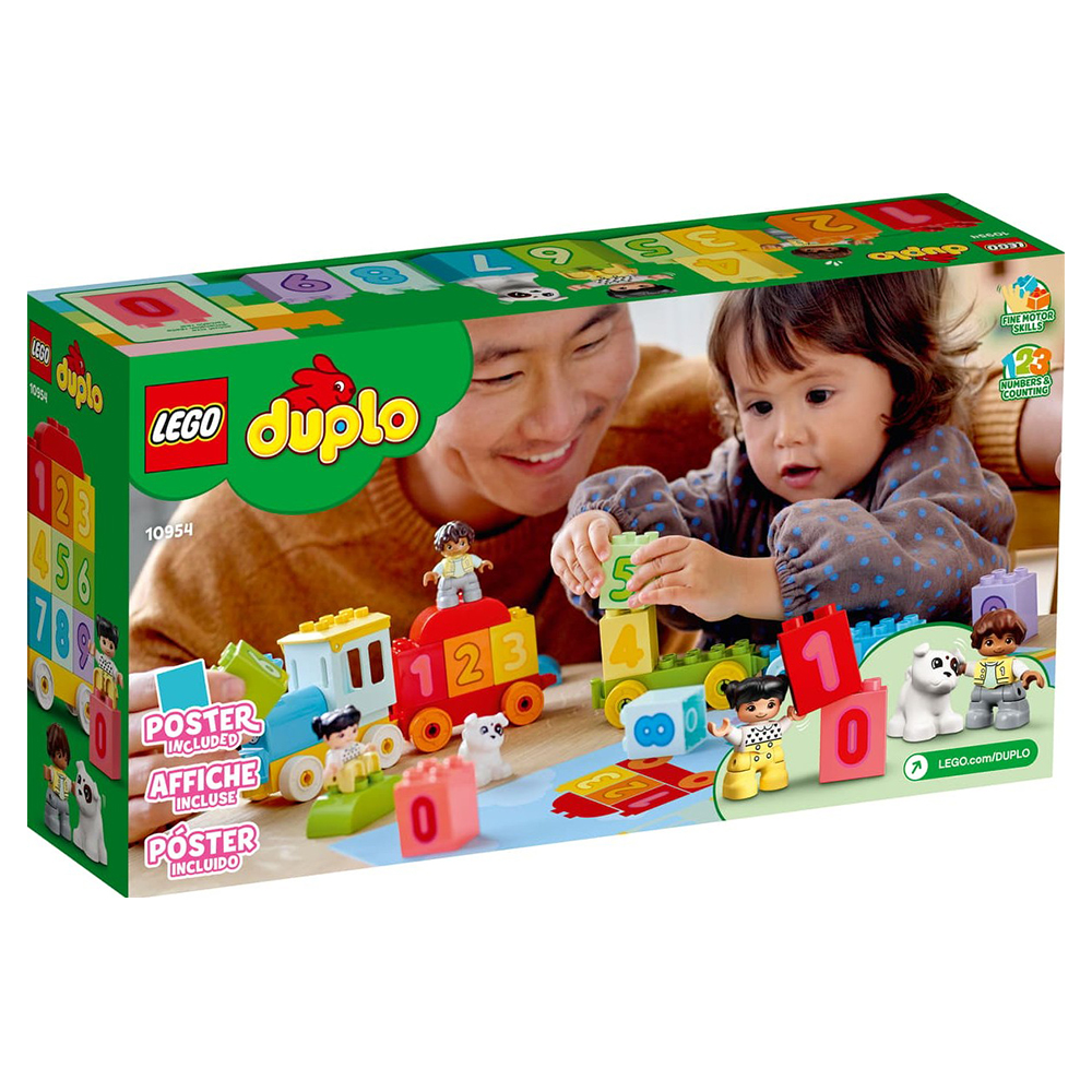 Constructor Lego Duplo Number Train - Learn To Count 10954 de la 1.5+ ani photo 7