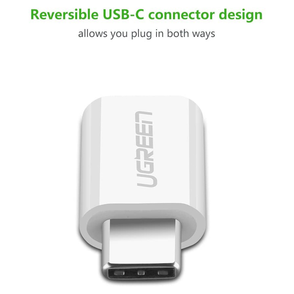 Адаптер Type-C - Micro-USB UGREEN US157 (30154) photo 3