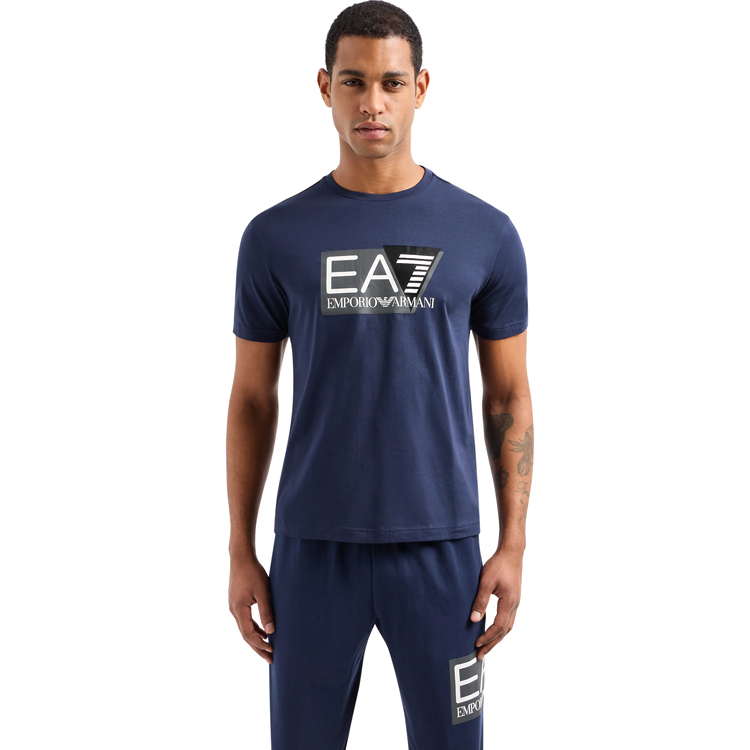 Tricou bărbătesc EA7 EMPORIO ARMANI T-Shirt XS Albastru photo 4