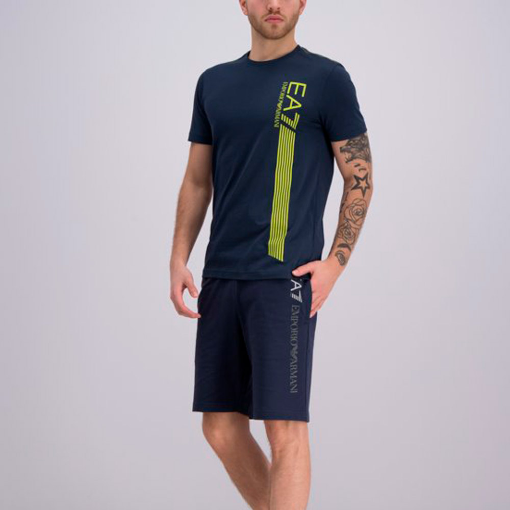 Tricou bărbătesc EA7 EMPORIO ARMANI T-SHIRT 3XL Albastru photo 3