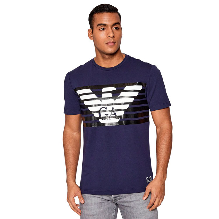 Tricou bărbătesc EA7 EMPORIO ARMANI T-SHIRT EA7 S Albastru photo 4