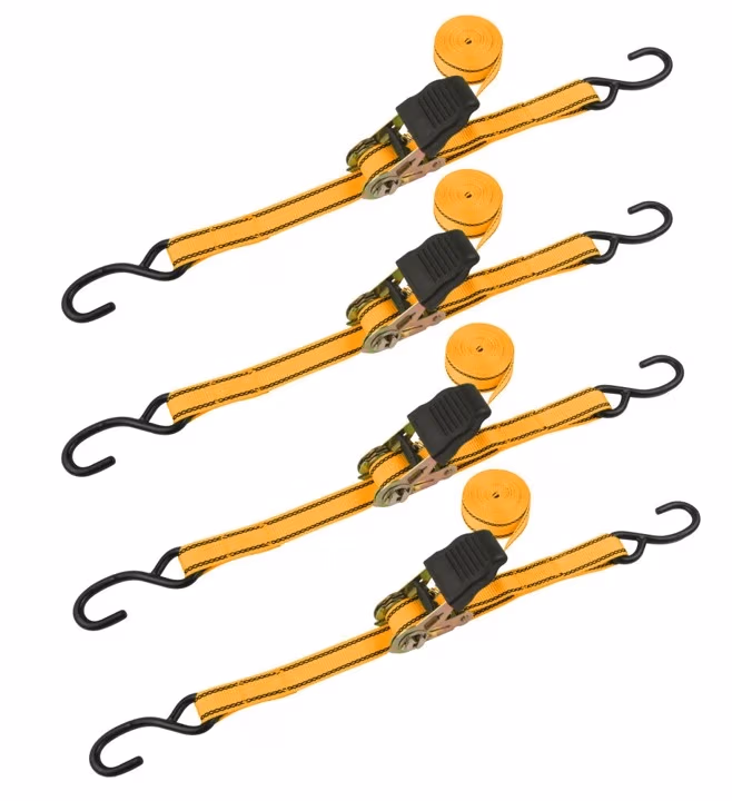 Set 4 elemente de legare cu clichet 25mm 5m Industrial Tolsen