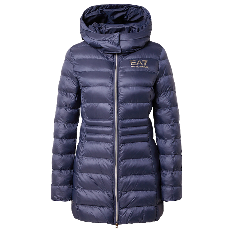 Куртка EA7 EMPORIO ARMANI CABAN COAT XS Синий Женский photo 4