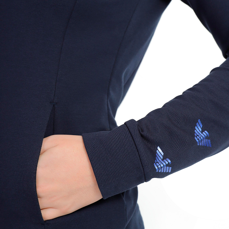 Hanorac EA7 EMPORIO ARMANI SWEATSHIRT W XS Albastru Femei photo 5
