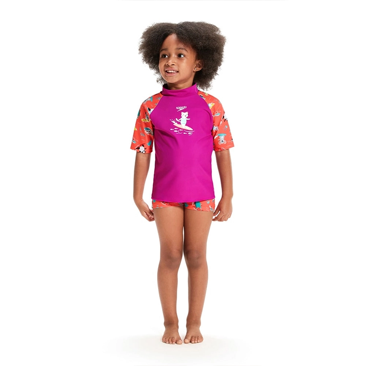 Costum de baie Speedo DIGI SS RASH TOP SET IF