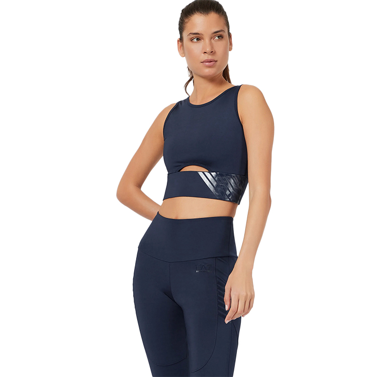 Спортивное бра EA7 EMPORIO ARMANI TOP SPORTIVO XS Синий Женский photo 3