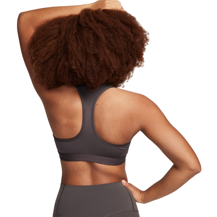Спортивное бра Nike W NK SWSH MED SPT BRA / Женский / S / Серый photo 3