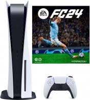 Игровая приставка Sony PlayStation 5 (blueray)  +FIFA 24