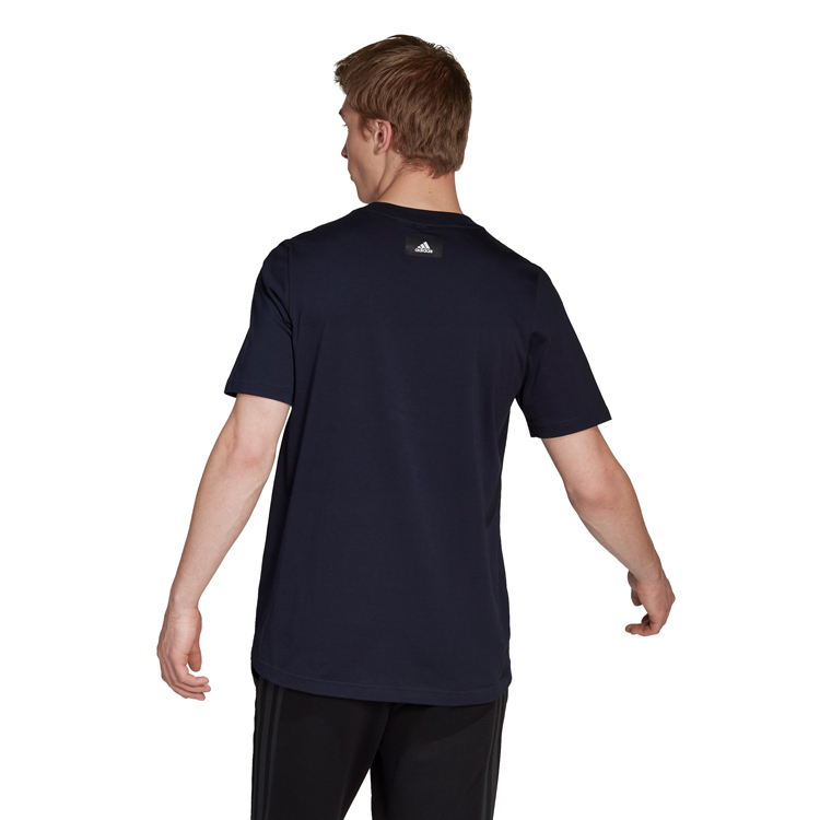 Tricou bărbătesc Adidas M FI 3BAR TEE S Negru photo 2