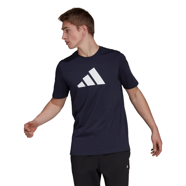 Tricou bărbătesc Adidas M FI 3BAR TEE S Negru photo 6