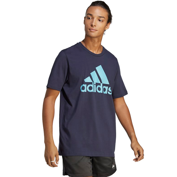 Футболка мужская Adidas M BL SJ T 2XL Синий photo 2