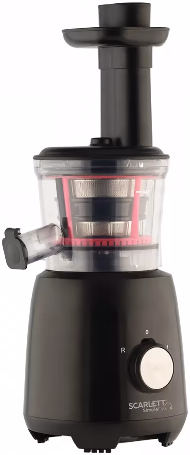 Storcator cu cilindru rotativ Scarlett SCJE50S54, 0.6 l, 150 W, 1 trepte viteza, Negru 