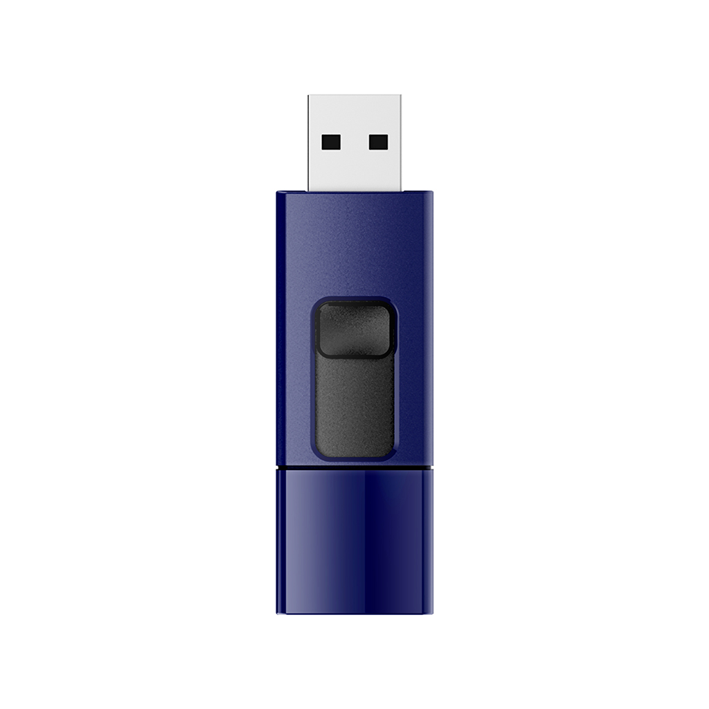 64GB USB3.0 Silicon Power Blaze B05 Blue, Intelligent design of retractable USB connector (Read 45 MByte/s, Write 20 MByte/s) photo 3