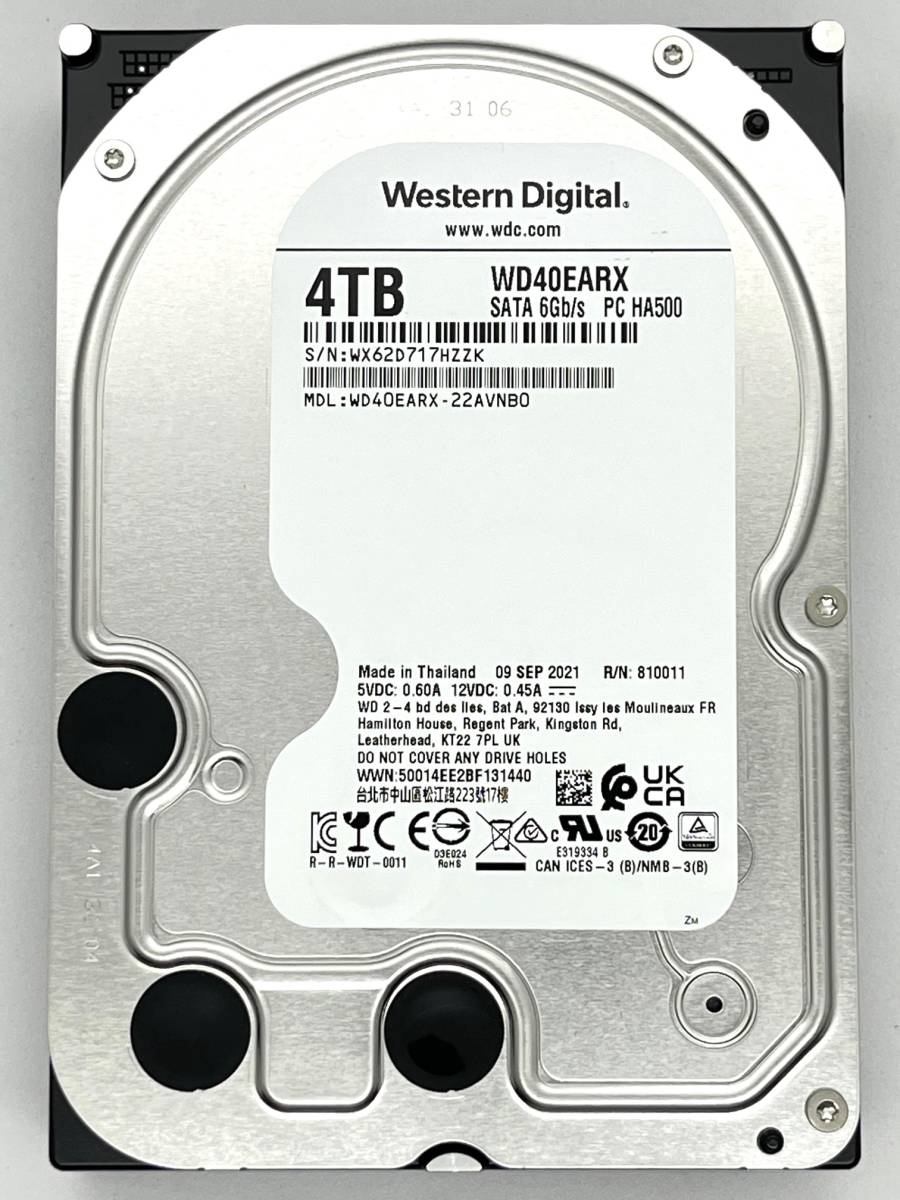 3.5" HDD 4.0TB  Western Digital WD40EARX Caviar® Blue™, 5400rpm, 64MB, SATAIII, FR photo 1