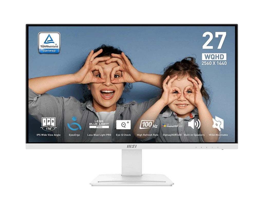 27.0” Монитор MSI PRO MP273QW E2/ QHD/ 1ms/ 100Hz
