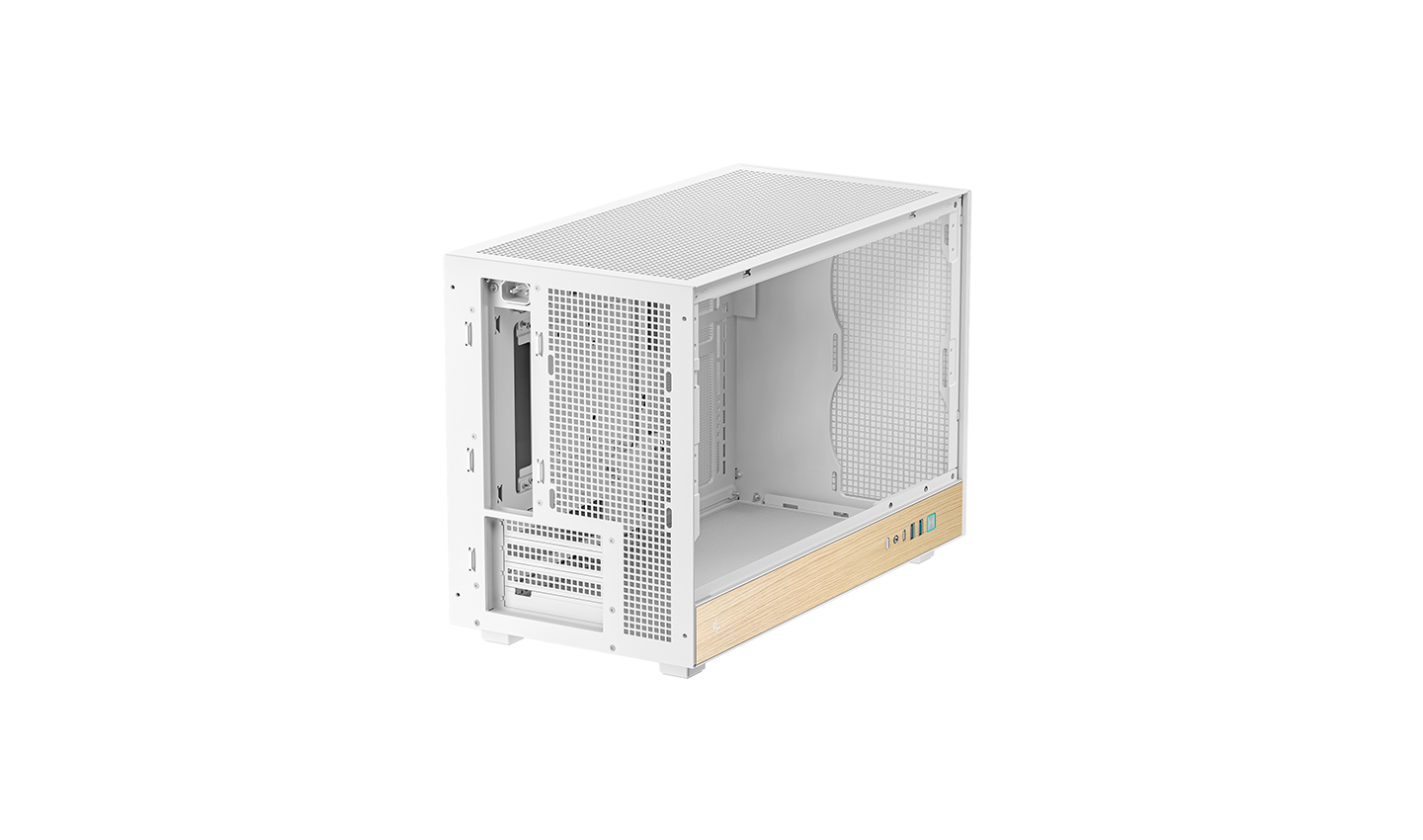 Carcasa DEEPCOOL CH260 WOOD WH / w/oPSU / Side-Window / mATX photo 7