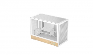 Carcasa DEEPCOOL CH260 WOOD WH / w/oPSU / Side-Window / mATX thumbnav 1