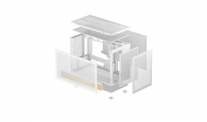 Carcasa DEEPCOOL CH260 WOOD WH / w/oPSU / Side-Window / mATX thumbnav 10