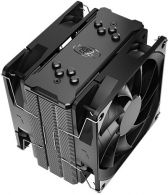 DEEPCOOL Cooler  "GAMMAXX 400 EX", Intel Socket LGA1700/1200/1151/1150/1155 & AM5/AM4/AM3/FM2, up to 180W, 2x TF120 PWM fans:120х120х25mm, 500~1500rpm, <27.6dBA, 52 CFM, 4-pin PWM, Hydro Bearing, 4x 6mm Cooper Heatpipes direct contact, Black thumbnav 4