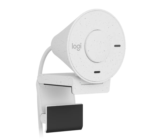 Веб-камера Logitech Brio 300 / 1080p / auto light correction / noise-reducing mic / USB-C / White photo 2