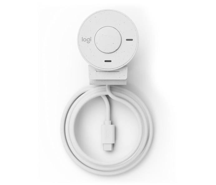 Веб-камера Logitech Brio 300 / 1080p / auto light correction / noise-reducing mic / USB-C / White photo 6