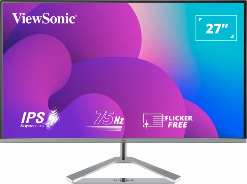 27.0” Monitor VIEWSONIC VX2776-SMH / 4ms / Silver/Black photo 1