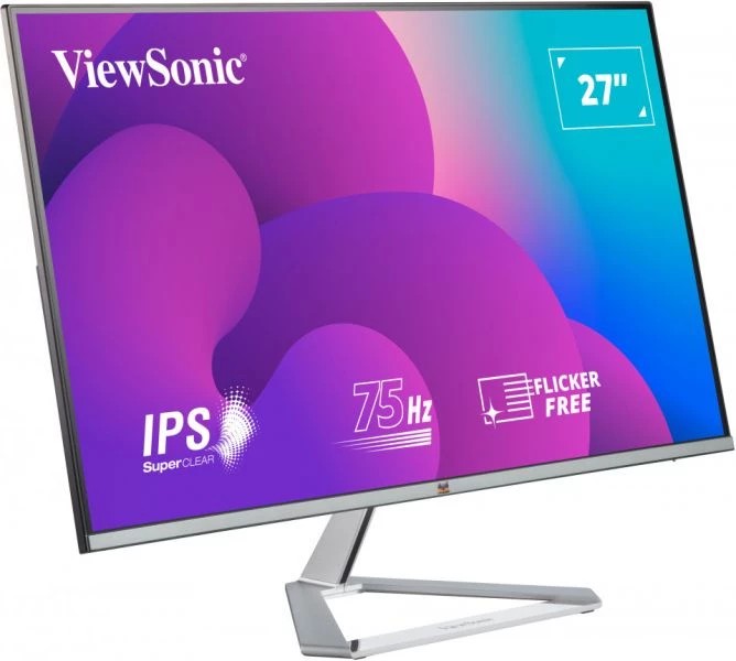27.0” Monitor VIEWSONIC VX2776-SMH / 4ms / Silver/Black photo 2