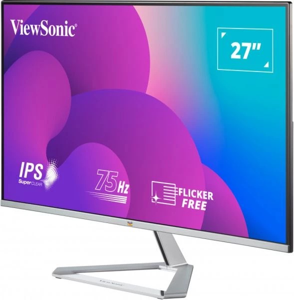27.0” Monitor VIEWSONIC VX2776-SMH / 4ms / Silver/Black photo 3