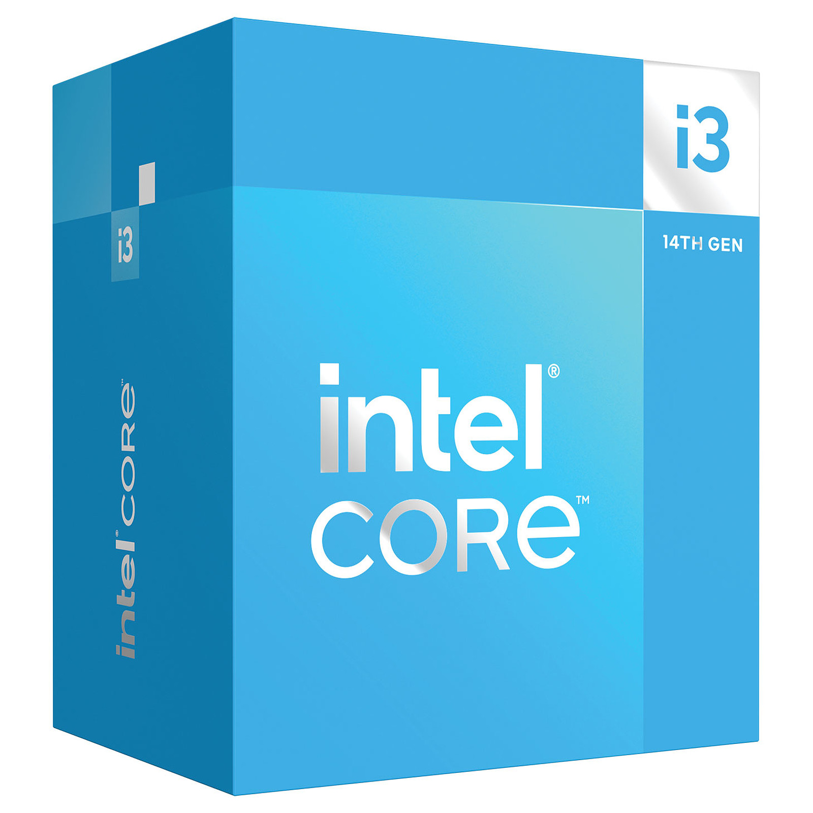 Intel® Core™ i3-14100, S1700, 3.5-4.7GHz, 4C (4P+0Е) / 8T, 12MB L3 + 5MB L2 Cache, Intel® UHD Graphics 730, 10nm 60W, Box photo 1