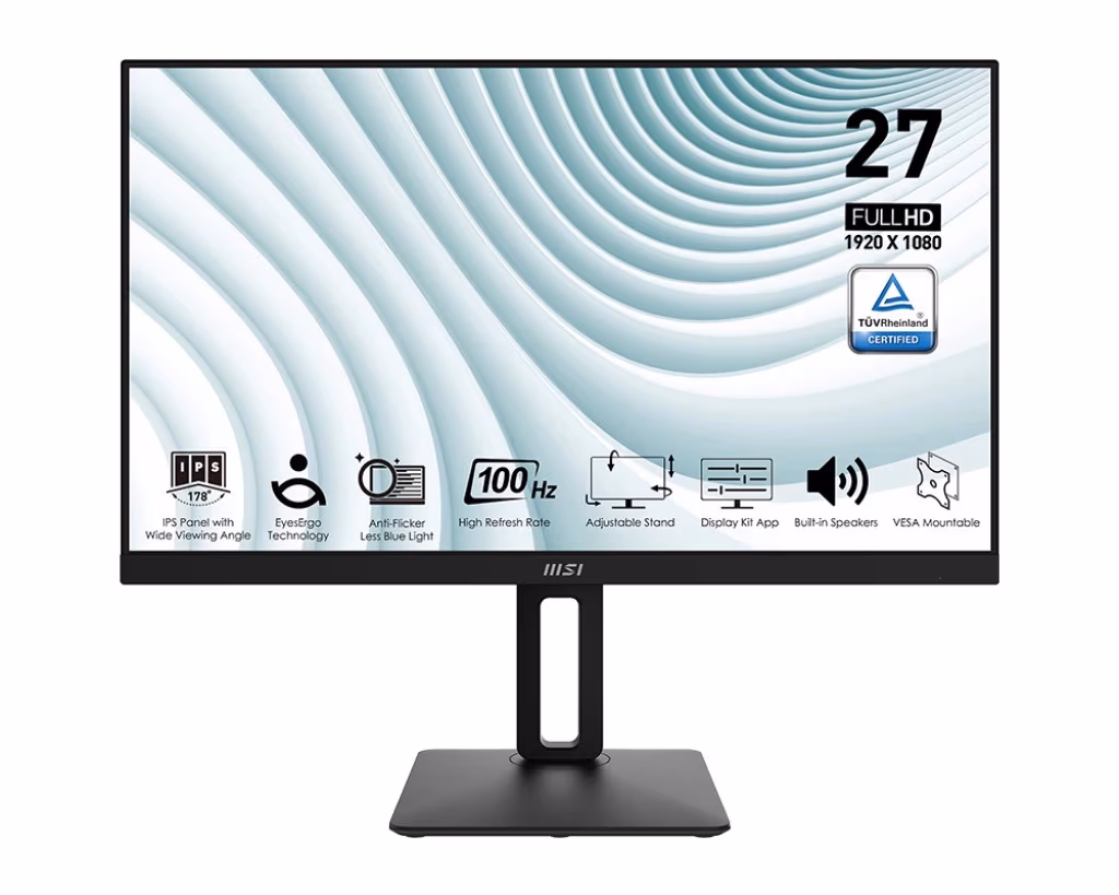 27.0” Монитор MSI PRO MP271AP/ 1ms/ 100Hz/ Black 