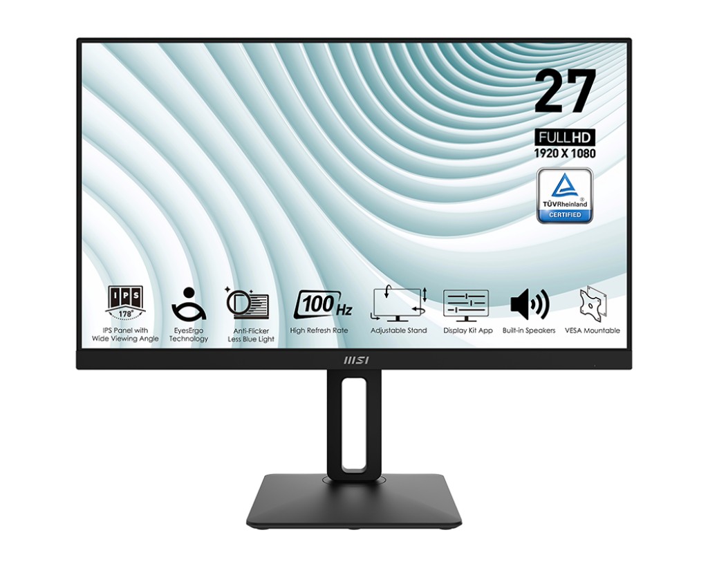 27.0” Монитор MSI PRO MP271AP/ 1ms/ 100Hz/ Black photo 1