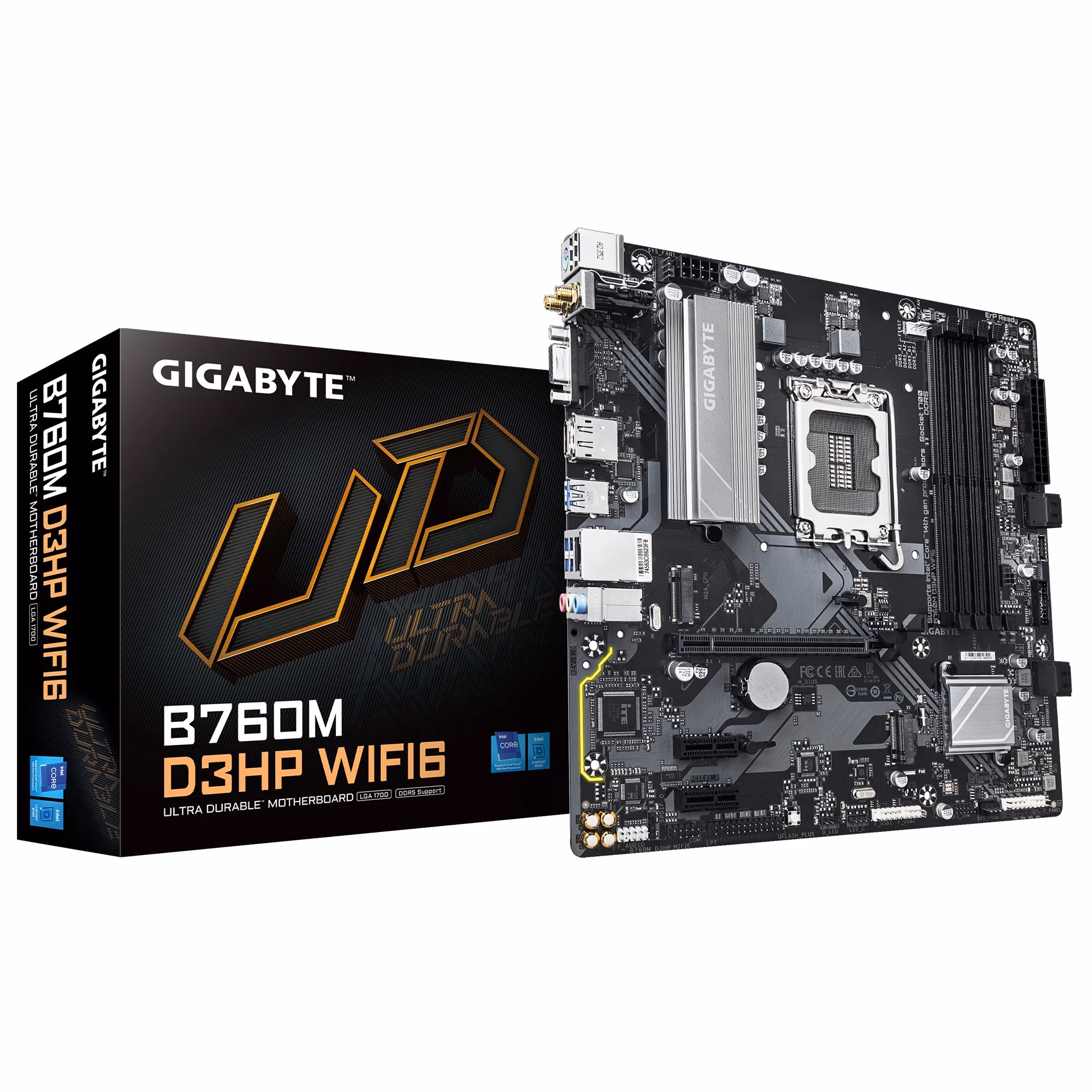 Материнская плата GIGABYTE B760M D3HP WIFI6 / 1700 / B760 / DDR5 / mATX