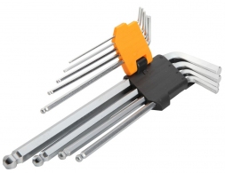 Набор шестигранников 9 предметов, с шаром 1,5x10mm Tolsen thumbnav 1
