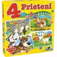 Noriel NOR2488 Noriel Puzzle-4 Prieteni Mari(12,24,42,56)