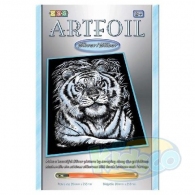 Sequin Art SQ1017 Artfoil - Silver White Tiger thumbnav 1