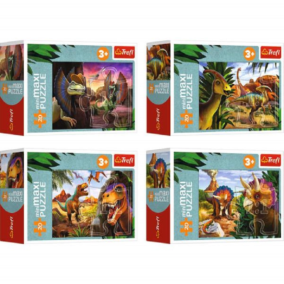 Trefl Puzzles 56036 20 Исследуйте мир динозавров photo 1 Trefl Puzzles 56036 20 Исследуйте мир динозавров photo 1