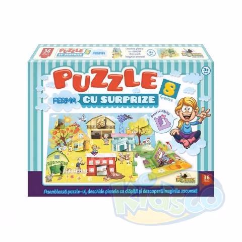 Noriel NOR4277 Puzzle 36 Pcs. Cu Surprize Ferma 