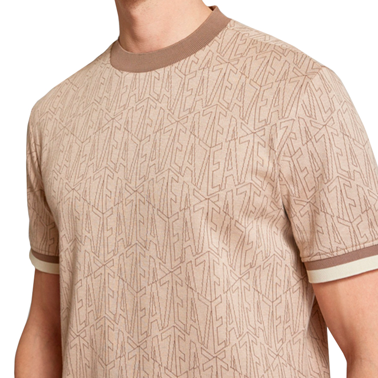 Tricou bărbătesc EA7 EMPORIO ARMANI TRAIN GRAPHIC SERIES M TEE SS S Bej photo 2