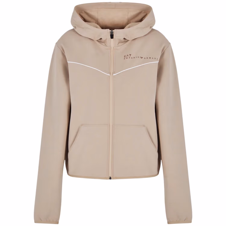 Hanorac EA7 EMPORIO ARMANI NATURAL VENTUS7 W HOODIE FZ