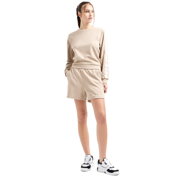 Шорты EA7 EMPORIO ARMANI NATURAL VENTUS7 W SHORTS S Бежевый Женский photo 4