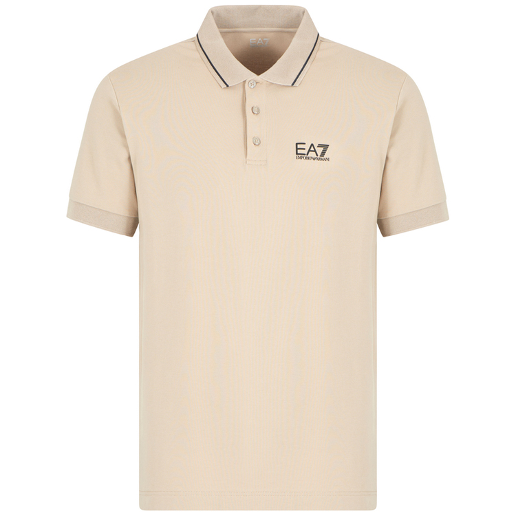 Мужские Поло EA7 EMPORIO ARMANI TRAIN CORE ID M POLO PQ ST CC M Бежевый photo 2