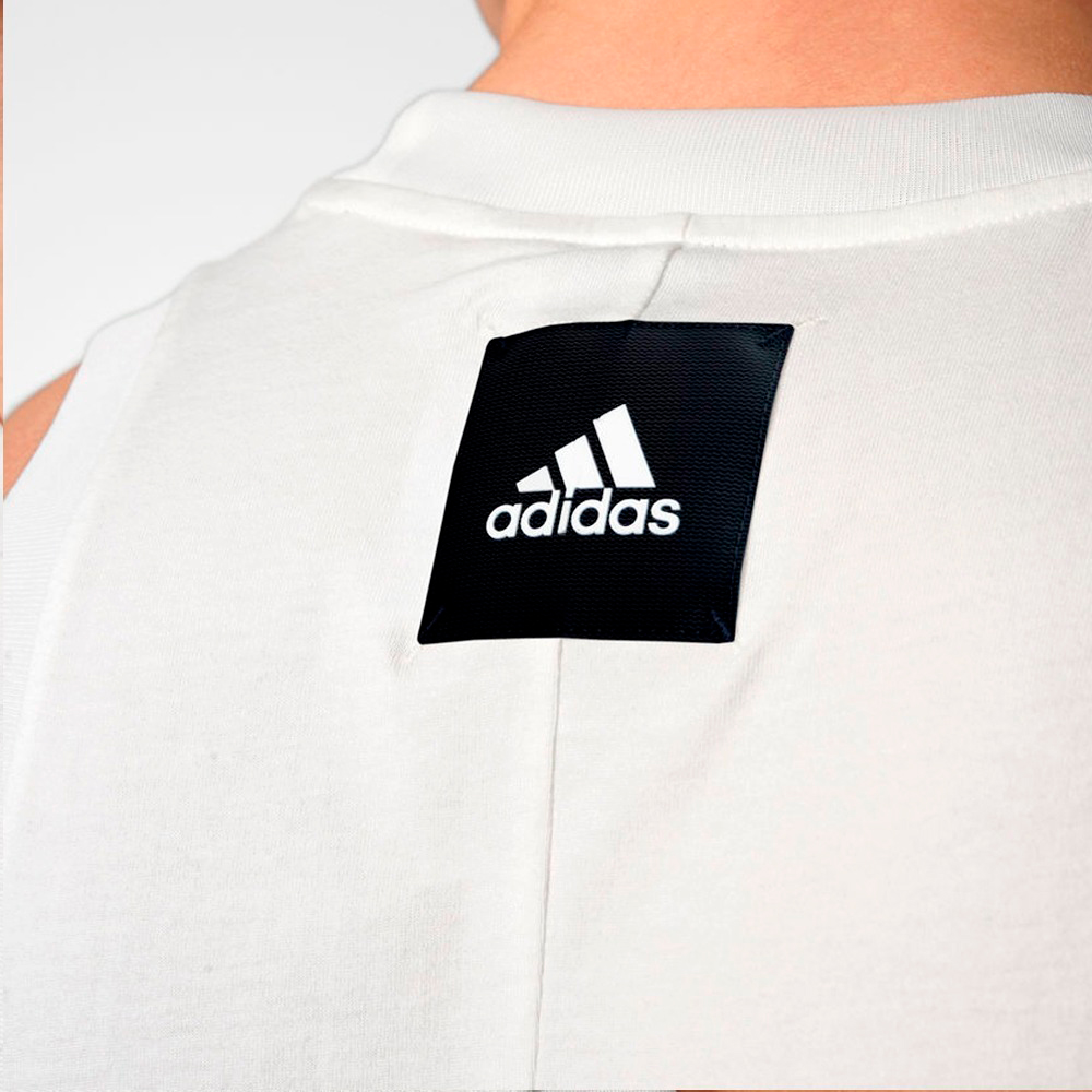 Майка для мужчин Adidas M Белый photo 3
