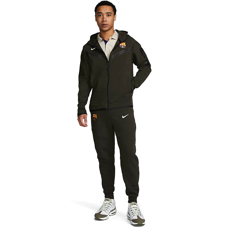 Hanorac pt bărbați Nike FCB MNSW TCH FLC HOODIE FZWR S Hachi photo 2
