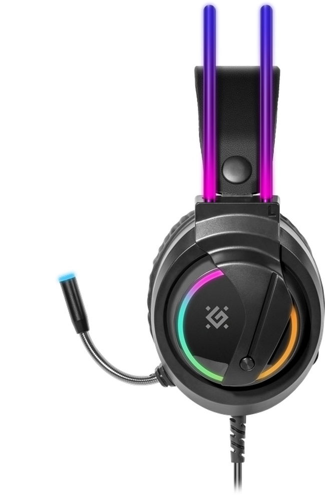 Căști Defender Flame Negru Cu fir / Gaming / Negru photo 2