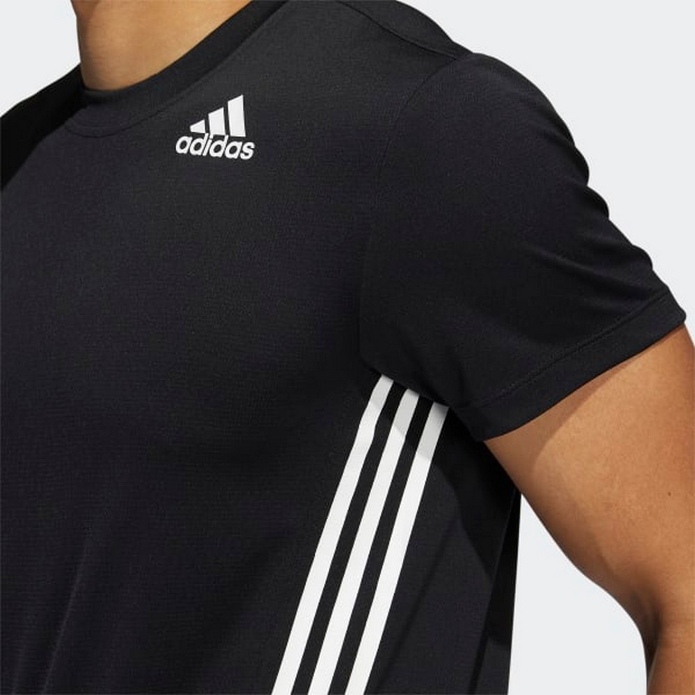 Tricou bărbătesc Adidas AERO 3S TEE S Negru photo 3