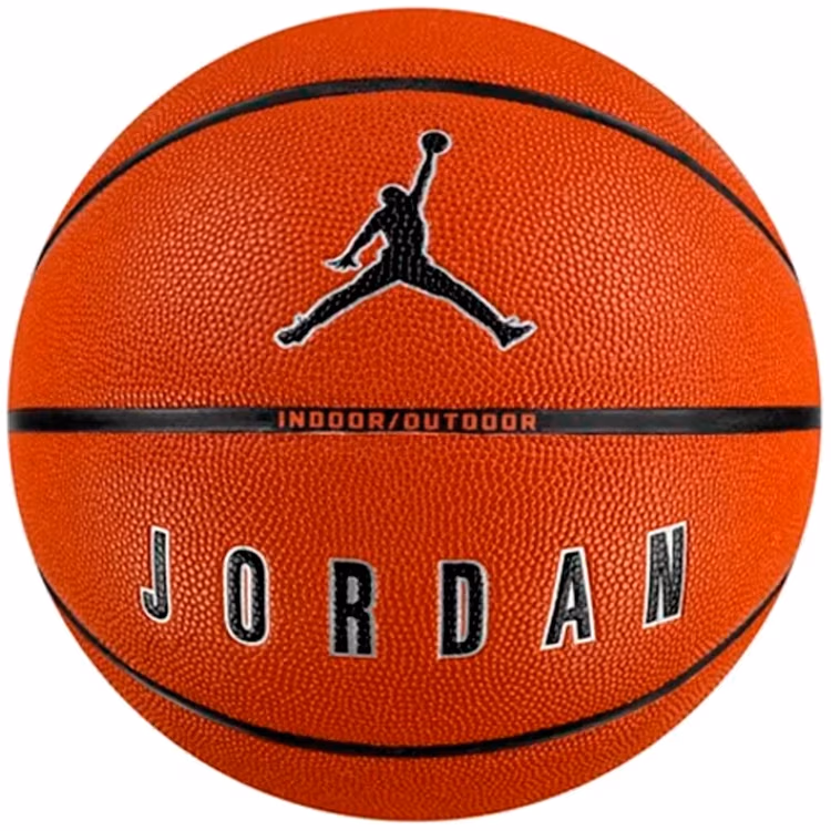 Мяч баскетбольный Nike JORDAN ULTIMATE 2.0 8P DEFLATED AMBER/BLACK/METALLIC SILVER/BLACK 07
