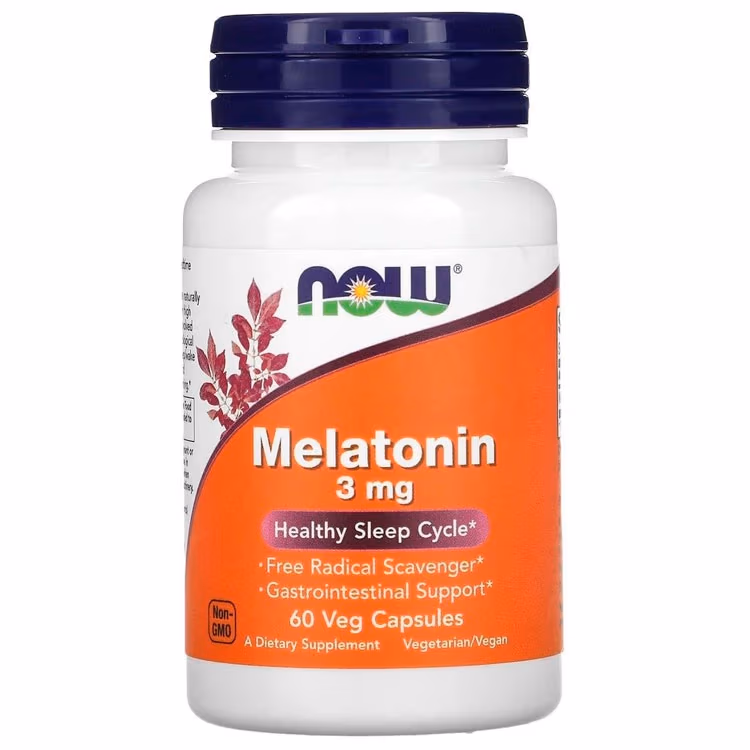 Витамины Now Foods MELATONIN 3mg  60 VCAPS 