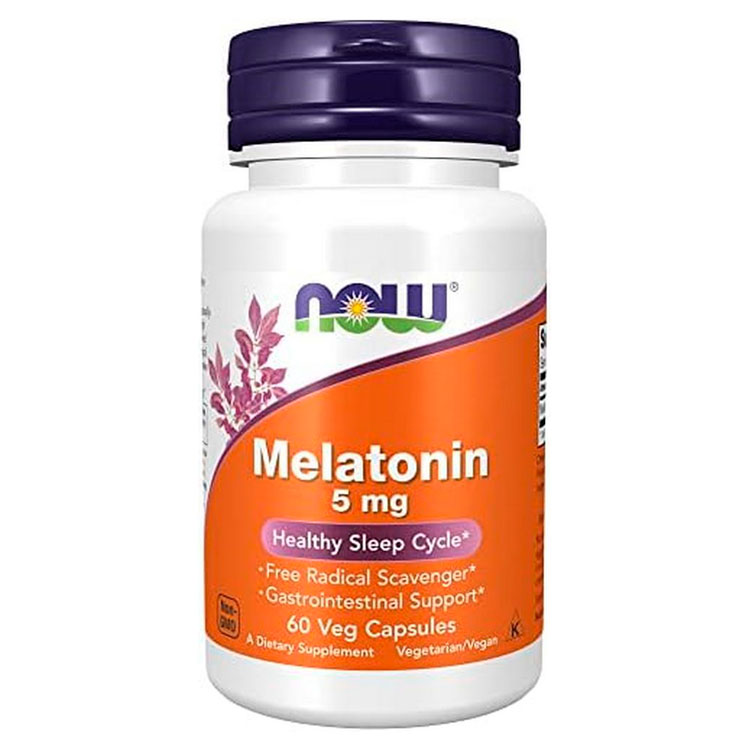 Vitamine Now Foods MELATONIN 5mg  VCAPS   60 VCAPS photo 1