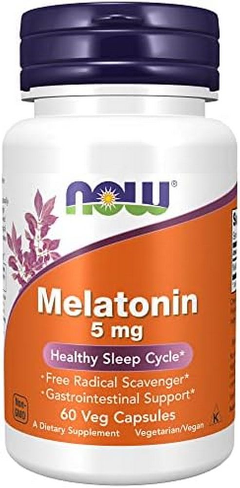 Vitamine Now Foods MELATONIN 5mg  VCAPS   60 VCAPS photo 2