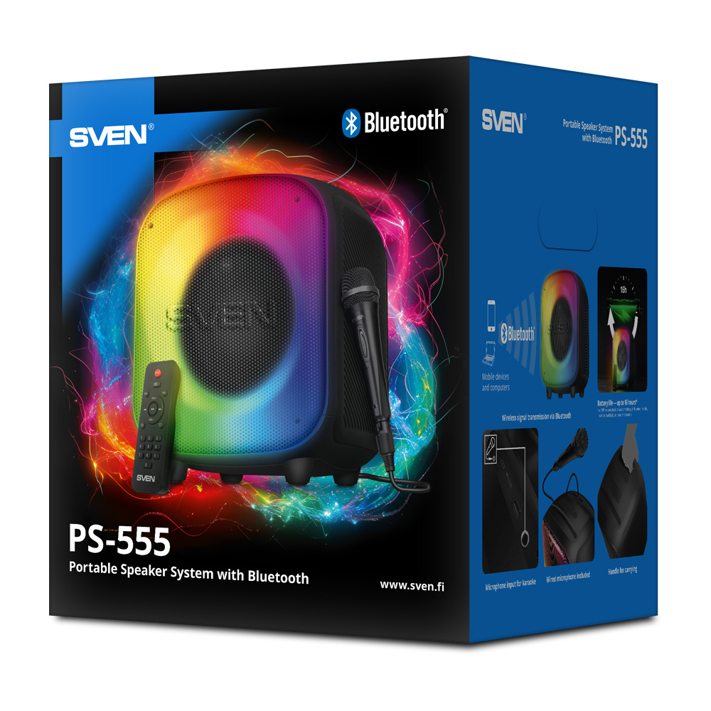 Колонка для вечеринок Sven  PS 555 Black photo 10